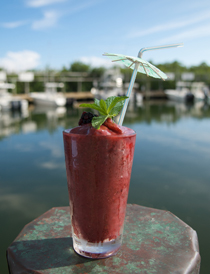 Ice cold refreshments at Hurricane Hole Key West.